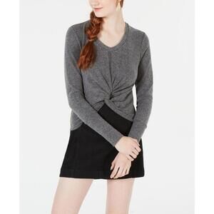 Xoxo Juniors Twist Front Cropped Sweater Size S